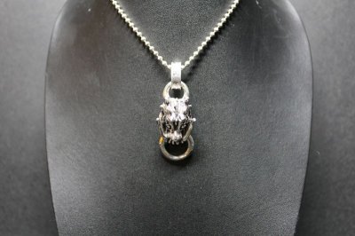 画像3: 銀龍頭  Dragon Head Pendant・ドラゴンヘッドペンダント（受注生産品・Built to Order Products）