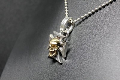 画像3: 銀幸骸銅鉄十字架　幸運骸アイアンクロスペンダント・Iron Cross Lucky omen Pendant（受注生産品・Built to Order Products）