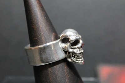 画像2: 銀幸髑髏輪　幸運骸Lucky  omen skull Ring・ラッキーオーメンスカルリング（受注生産品・Built-to-order products）