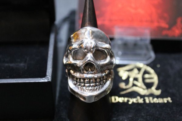 画像1: 銀延臣髑髏輪　Jack Skull Ring・ジャックスカルリング（受注生産品・Built-to-order products） (1)