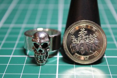 画像3: 銀幸髑髏輪　幸運骸Lucky  omen skull Ring・ラッキーオーメンスカルリング（受注生産品・Built-to-order products）
