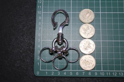 画像2: 銀財宝鉤爪鍵鎖　Treasure Fook Key Chain・トレジャーフックキーチェーン（受注生産品・Built to Order Products）
