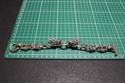 画像3: 銀双龍頭腕輪　Double Dragon Head Bracelet・ダブルドラゴンヘッドブレスレット（受注生産品・Built-to-order products）
