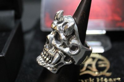 画像2: 銀魔王髑髏輪　Devil Skull Ring・デビルスカルリング（受注生産品・Built-to-order products）