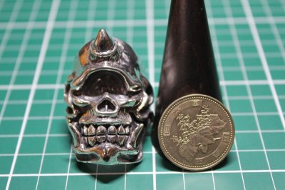 画像3: 銀単眼巨人髑髏輪　Cyclops Skull Ring・サイクロプススカルリング（受注生産品・Built-to-order products）