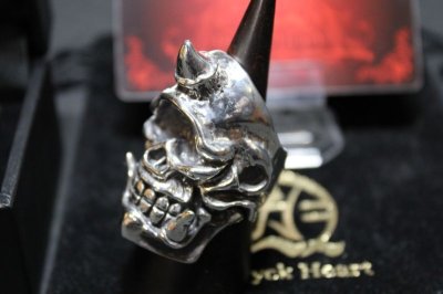 画像1: 銀単眼巨人髑髏輪　Cyclops Skull Ring・サイクロプススカルリング（受注生産品・Built-to-order products）