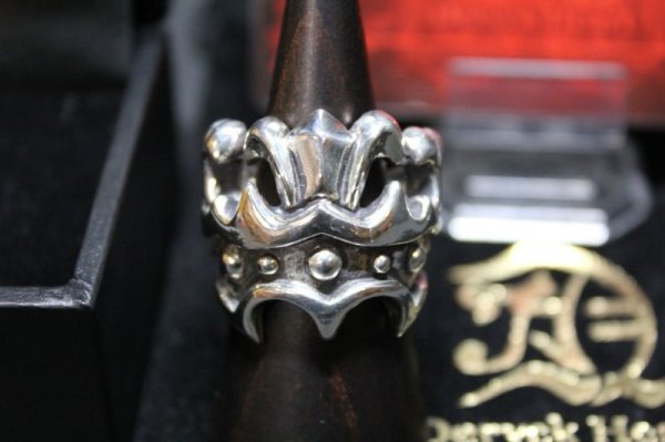 画像1: 銀大王冠輪　Big Crown Ring・ビッグクラウンリング（受注生産品・Built-to-order products） (1)