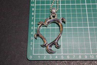 画像3: 銀永久心愛　Eternal Heart Pendant・エターナルハートペンダント（受注生産品・Built to Order Products)