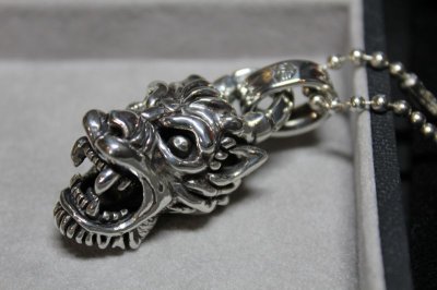 画像1: Berserker Pendant（銀猛戦狼王）バーサーカーペンダント・（受注生産品・Built-to-order products）