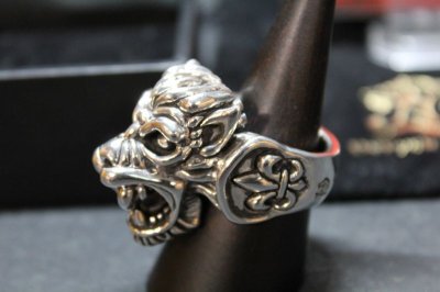 画像2: 銀猛戦狼王輪　Berserker Ring・バーサーカーリング（受注生産品・Built-to-order products）