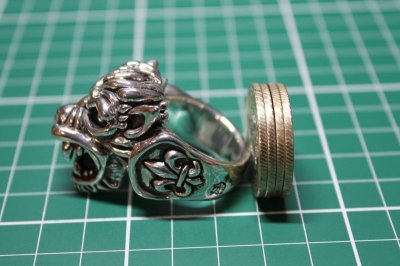 画像3: 銀猛戦狼王輪　Berserker Ring・バーサーカーリング（受注生産品・Built-to-order products）