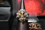 画像1: 銀生死髑髏輪　Dead or Alive Ring(K18)・デッドorアライブリング（受注生産品・Built-to-order products） (1)