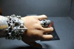 画像9: 銀闘髑髏輪　バトルスカルリング・Battle Skull Ring  （受注生産品・Built to Order Products） (9)