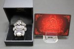 画像2: 銀般若髑髏輪　般若バルスカルリング・Hannyabal Skull Ring ・ Type2  （受注生産品・Built to Order Products） (2)