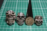 画像8: 銀闘髑髏輪　バトルスカルリング・Battle Skull Ring  （受注生産品・Built to Order Products） (8)