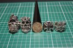 画像11: 銀単眼巨人髑髏輪　Cyclops Skull Ring・サイクロプススカルリング（受注生産品・Built-to-order products） (11)