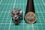 画像10: 銀猛戦狼王輪　Berserker Ring・バーサーカーリング（受注生産品・Built-to-order products） (10)