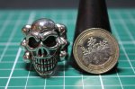 画像9: 銀神悪戯髑髏　God's Prank Skull Ring・ゴッドスカルリング（受注生産品・Built-to-order products） (9)