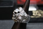 画像4: 銀生死髑髏輪　Dead or Alive Ring(SV925)・デッドorアライブリング（受注生産品・Built-to-order products） (4)
