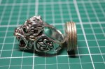 画像11: 銀猛戦狼王輪　Berserker Ring・バーサーカーリング（受注生産品・Built-to-order products） (11)