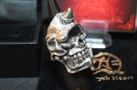 画像3: 銀単眼巨人髑髏輪　Cyclops Skull Ring・サイクロプススカルリング（受注生産品・Built-to-order products） (3)