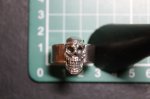 画像7: 銀幸髑髏輪　幸運骸Lucky  omen skull Ring・ラッキーオーメンスカルリング（受注生産品・Built-to-order products） (7)