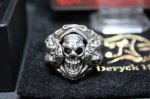 画像9: 銀生死髑髏輪　Dead or Alive Ring(SV925)・デッドorアライブリング（受注生産品・Built-to-order products） (9)