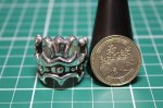 画像8: 銀大王冠輪　Big Crown Ring・ビッグクラウンリング（受注生産品・Built-to-order products） (8)