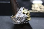 画像4: 銀生死髑髏輪　Dead or Alive Ring(Brass)・デッドorアライブリング（受注生産品・Built-to-order products） (4)