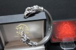 画像5: 銀双鷲頭幸運腕輪　Good Luck Eagle Bangle・グッドラックイーグルバングル（受注生産品・Built-to-order products） (5)