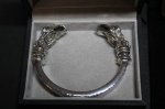 画像11: 銀双鷲頭幸運腕輪　Good Luck Eagle Bangle・グッドラックイーグルバングル（受注生産品・Built-to-order products） (11)
