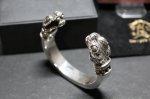画像6: 銀双蛇頭幸運腕輪　Good Luck Viper Bangle・グッドラックバイパーバングル（受注生産品・Built-to-order products） (6)