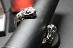 画像3: 銀双蛇頭幸運腕輪　Good Luck Viper Bangle・グッドラックバイパーバングル（受注生産品・Built-to-order products） (3)