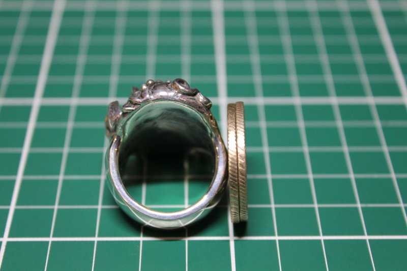 画像9: 銀勲刻牌髑髏輪　Jack of Clubs Lancelot Skull Ring （受注生産品・Built-to-order products） (9)