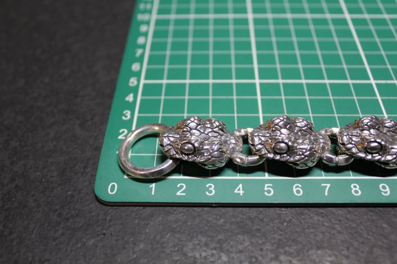 画像16: 輪廻転生・銀蛇頭幸運腕輪　幸運な銀蛇の腕輪（受注生産品・Built to Order Products） (16)