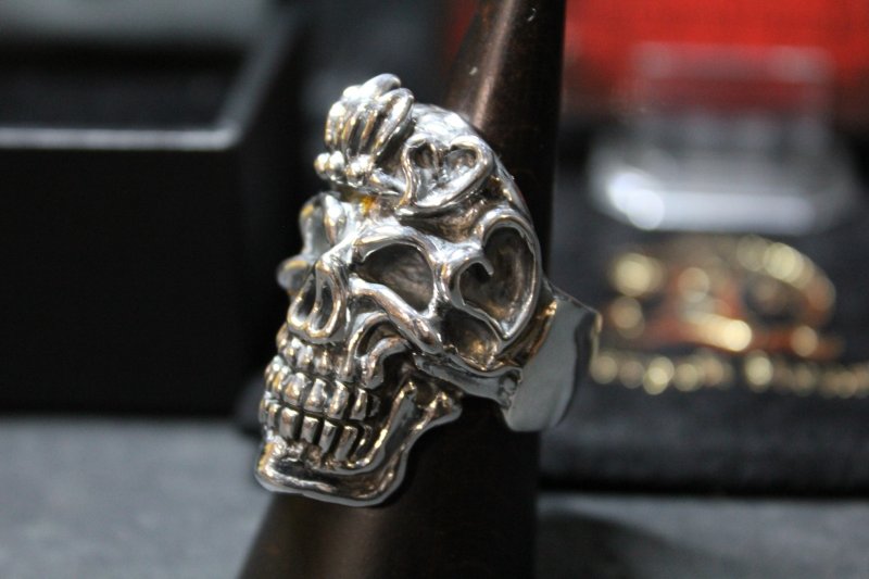 画像20: 銀騎士刻牌髑髏輪　Trump Skull Ring（４set/受注生産品・Built-to-order products） (20)