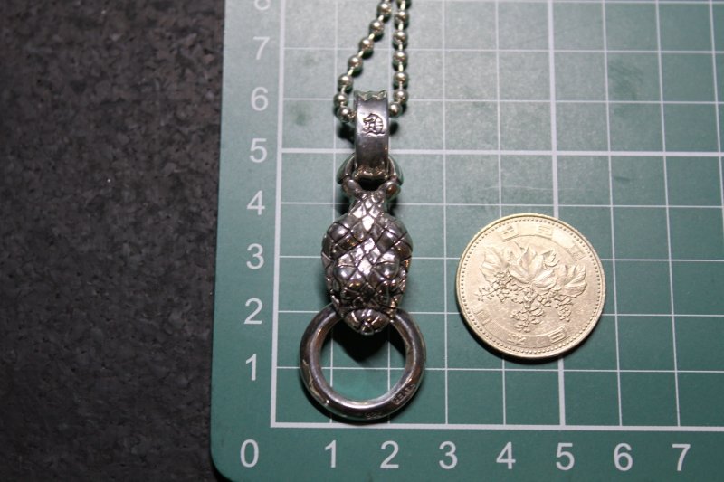 画像7: 銀蛇頭(S)  Viper Head Pendat・バイパーペンダント（受注生産品・Built to Order Products） (7)