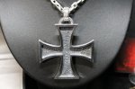 画像1: 銀大鉄十字架　Iron Cross Pendant(特L)　（受注生産品・Built-to-order products）  (1)