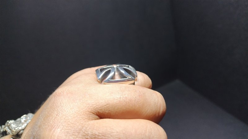 画像16: 銀鉄十字架輪　Iron Cross Ring(type2)・アイアンクロスリングtype2（受注生産品・Built-to-order products） (16)