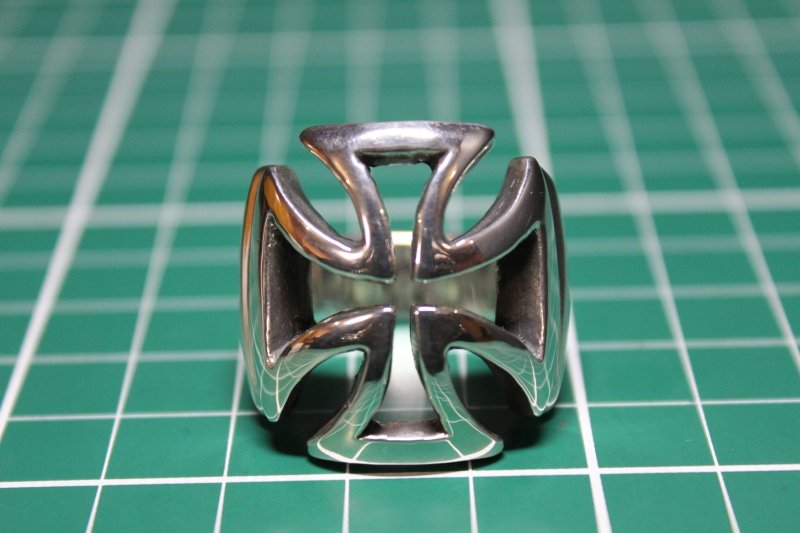 画像10: 銀鉄十字架輪　Iron Cross Ring(type2)・アイアンクロスリングtype2（受注生産品・Built-to-order products） (10)