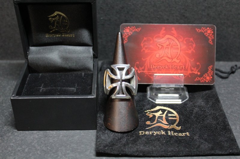 画像2: 銀鉄十字架輪　Iron Cross Ring(type2)・アイアンクロスリングtype2（受注生産品・Built-to-order products） (2)