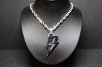 画像3: 銀稲妻一閃　Lightning Pendant(稲妻ペンダント）・（受注生産品・Built-to-order products） (3)
