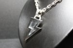 画像8: 銀稲妻一閃　Lightning Pendant(稲妻ペンダント）・（受注生産品・Built-to-order products） (8)