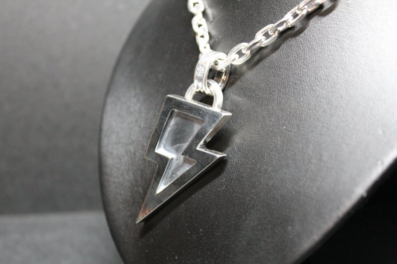 画像8: 銀稲妻一閃(L)　Lightning Pendant(稲妻ペンダント）・（受注生産品・Built-to-order products） (8)