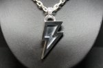 画像1: 銀稲妻一閃　Lightning Pendant(稲妻ペンダント）・（受注生産品・Built-to-order products） (1)