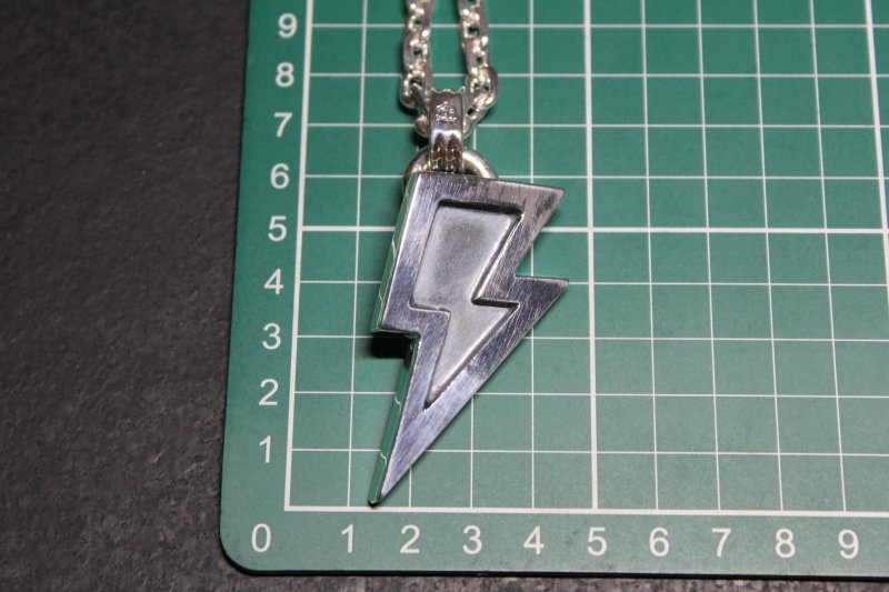 画像10: 銀稲妻一閃(L)　Lightning Pendant(稲妻ペンダント）・（受注生産品・Built-to-order products） (10)