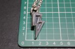 画像12: 銀稲妻一閃(M)　Lightning Pendant(稲妻ペンダント）・（受注生産品・Built-to-order products） (12)