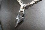 画像7: 銀稲妻一閃(M)　Lightning Pendant(稲妻ペンダント）・（受注生産品・Built-to-order products） (7)