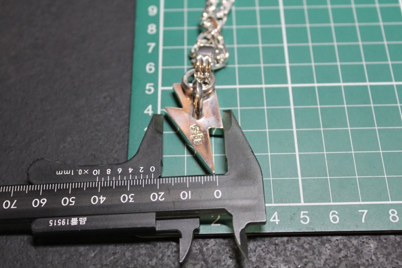 画像15: 銀稲妻一閃(M) Lightning Pendant(稲妻ペンダント)・(受注生産品・Built-to-order products) (15)