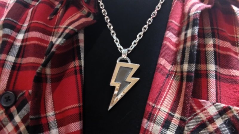 画像23: 銀稲妻一閃(L)　Lightning Pendant(稲妻ペンダント）・（受注生産品・Built-to-order products） (23)